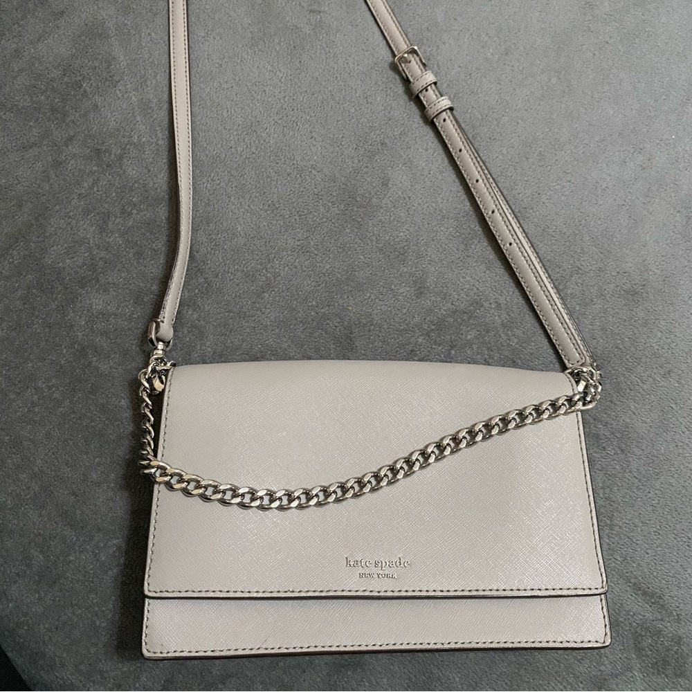 Kate Spade Cameron Convertible Crossbody - Dove Grey - Picture 8 of 10